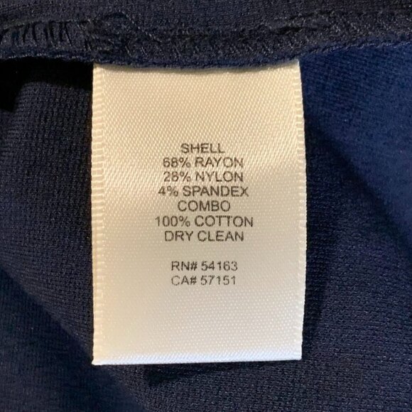 Eliza J Women's 3/4 Sleeve Flare Cuff Shift Dress In Navy Size 4 - Picture 11 of 14